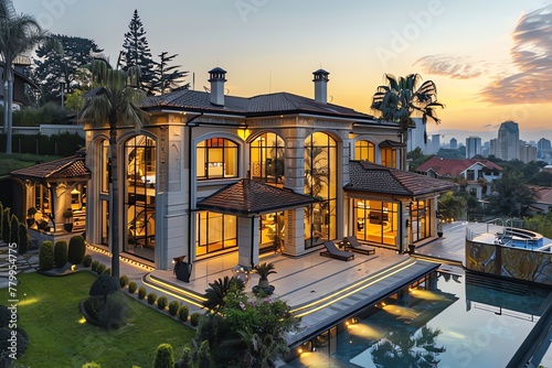 exterior luxury house
