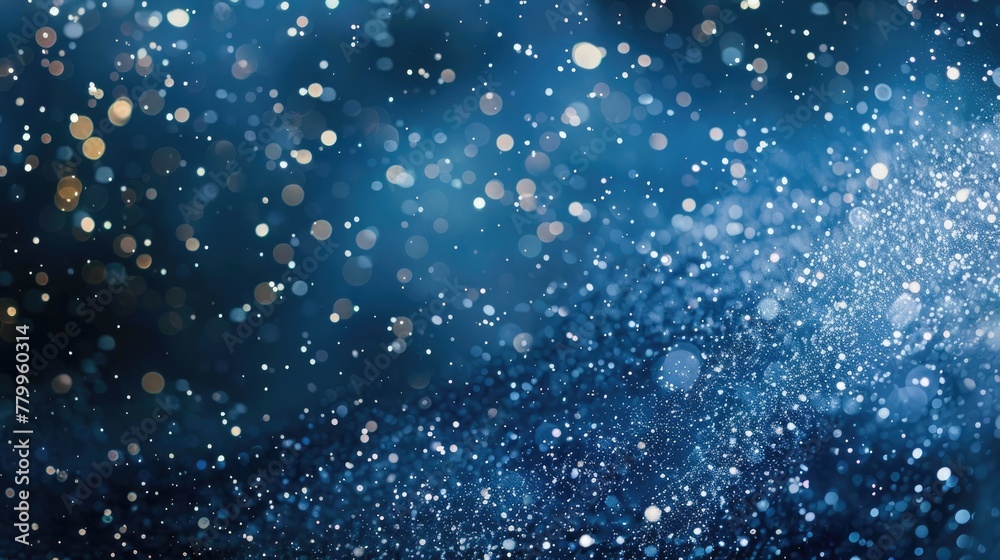 Add a sprinkle of magic to your holiday images with a border of sparkling fairy dust against a magical midnight blue backdrop.
