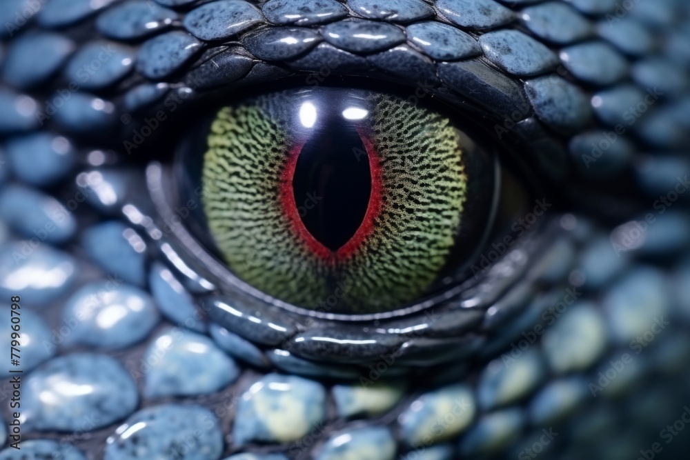 Scary Python Photos Foto de Colorful snake python cobra viper forest hiding waiting for ...