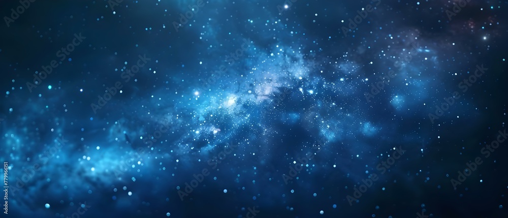 Stellar Symphony: A Celestial Minimalist Dreamscape. Concept Starry Night, Minimalistic Design, Celestial Theme, Dreamlike Ambiance, Symphony of Stars