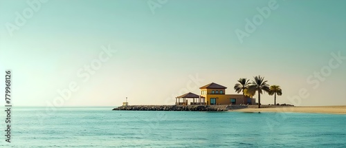 Serene Retreat at Palm Jumeirah, Dubai. Concept Luxury Villas, Private Beach Access, Stunning Ocean Views, Resort Amenities, Exclusive Location