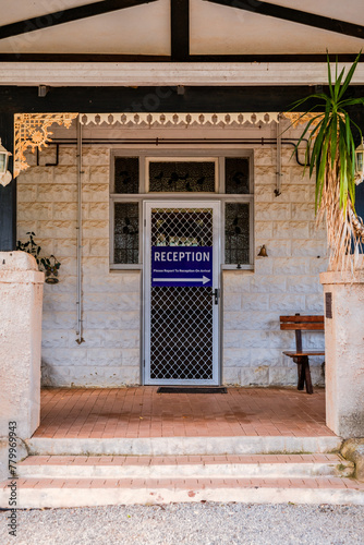 Front door to guest house in Dalwallinu