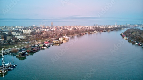 Sava River Sunset