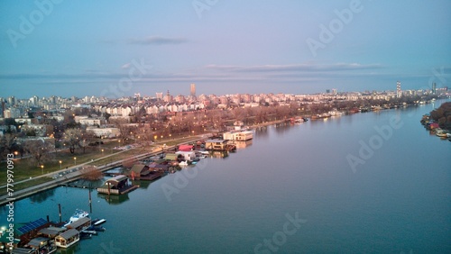 Sava River Sunset