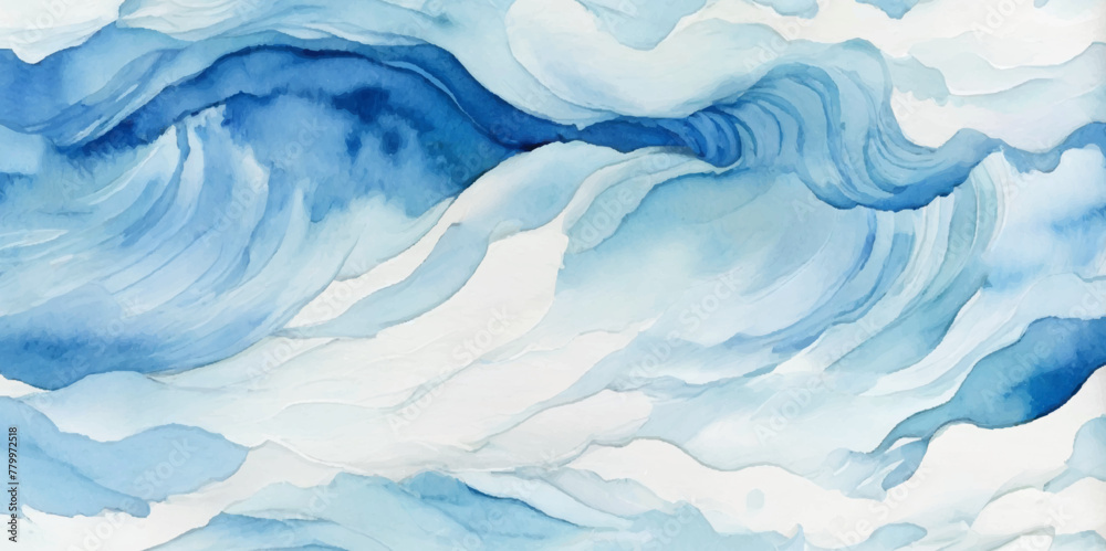 Obraz premium Ocean wave curve line vector background. Abstract ocean splashing waves. vector illustration.