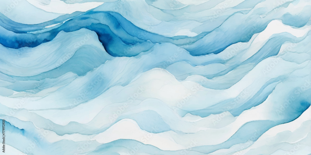 Seamless wave water ocean soft blue curve line background. Water ocean wave white and soft blue aqua, teal texture. Vector sea, wave, water background. Seamless wave water ocean soft blue curve line background. Water ocean wave white and soft blue aqua, teal texture. Vector sea, wave, water background.