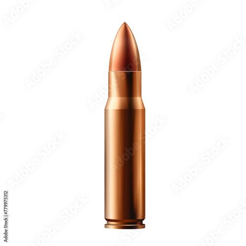 A bullet trace. Isolated on transparent background.