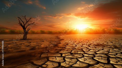 global warming, future humanity, drought on earth