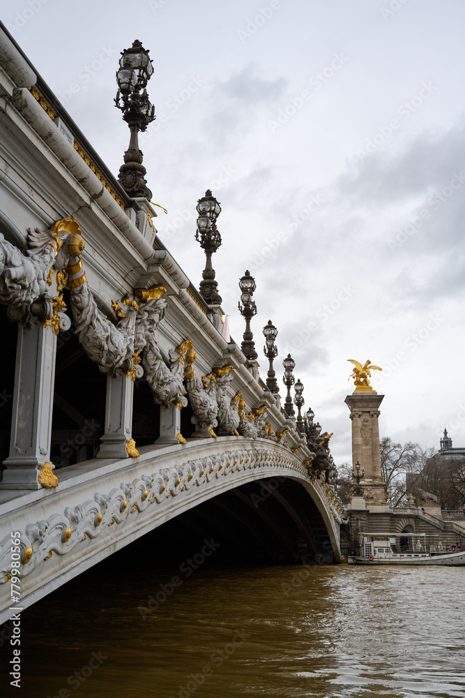 pont alexandre iii bridge in Paris