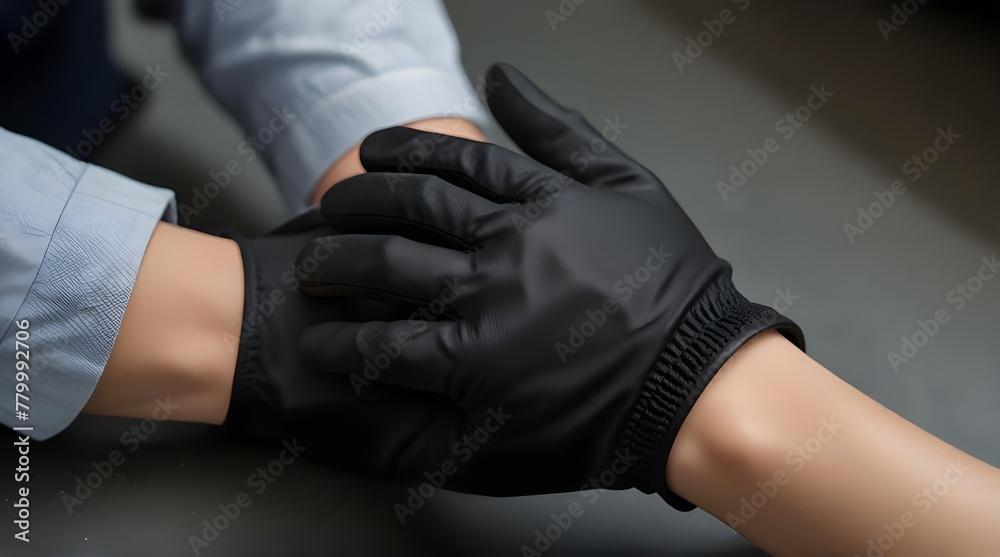 Chemical Resistant Gloves .Generative AI