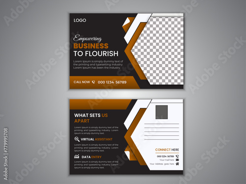 Simple and clean post card  Design 
