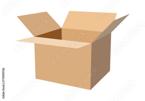 Icono de caja de cartón reciclable. Reciclaje. Material sostenible. Economía circular