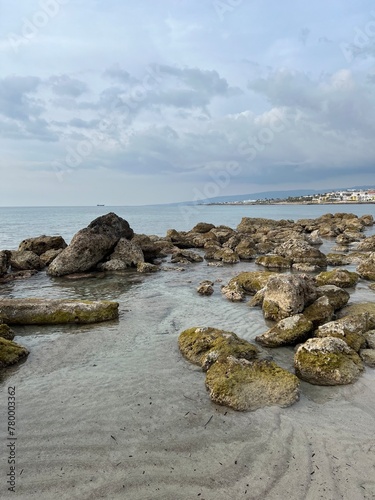 rocks and sea
