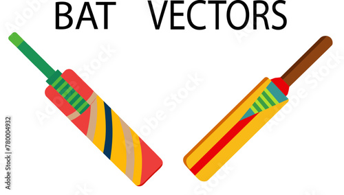 Cricket Bat Vectors