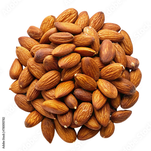 A pile of Almond isolated on transparent background © shabbir