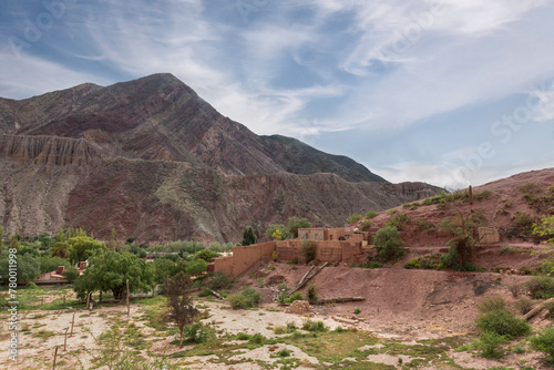 A view from Pucara de Tilcara, an archeological city in Jujuy, Argentina photo