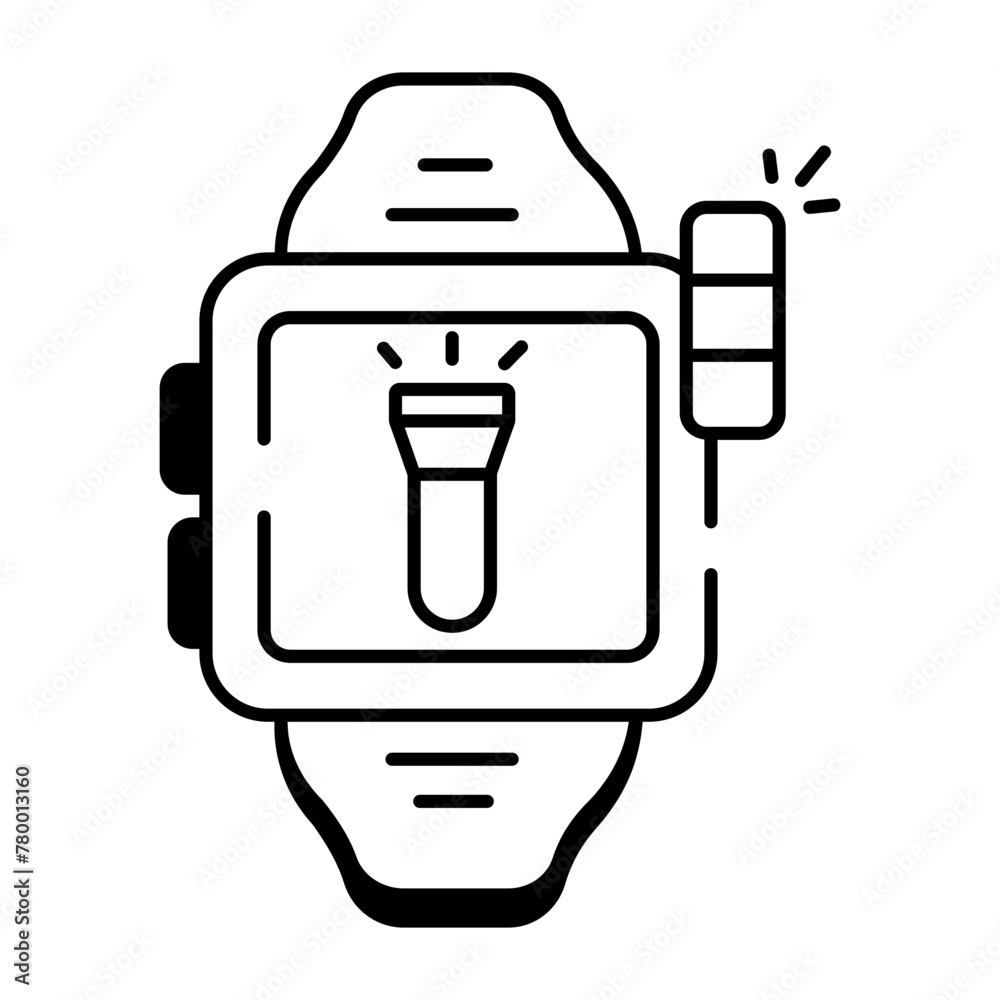 Linear Icons Depicting Smartwatch Functions
Linear Icons Depicting Smartwatch Functions