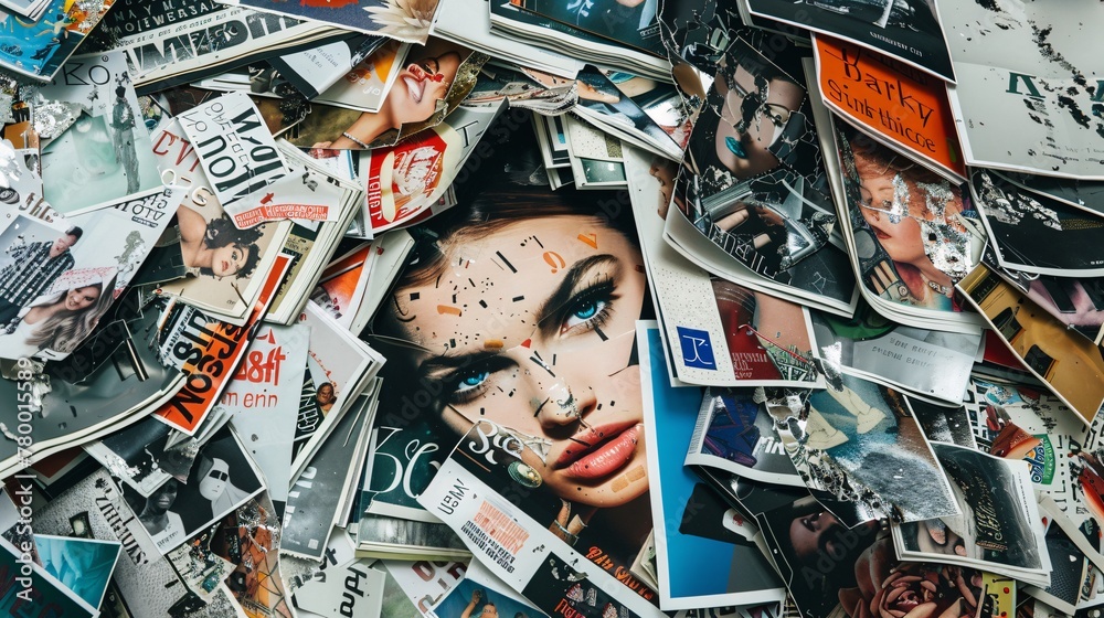 Retro art collage. Beauty woman face. Banner Retro art collage. Beauty woman face. Banner