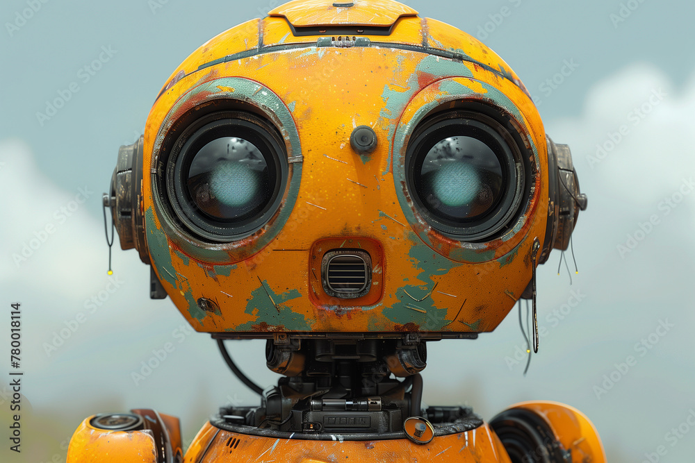 orange toy robot