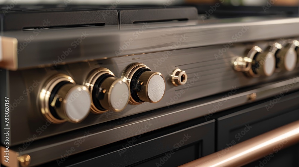 4k ad-ready close-up showcasing a stylish, innovative stove knob lock for enhanced kitchen safety 4k ad-ready close-up showcasing a stylish, innovative stove knob lock for enhanced kitchen safety
