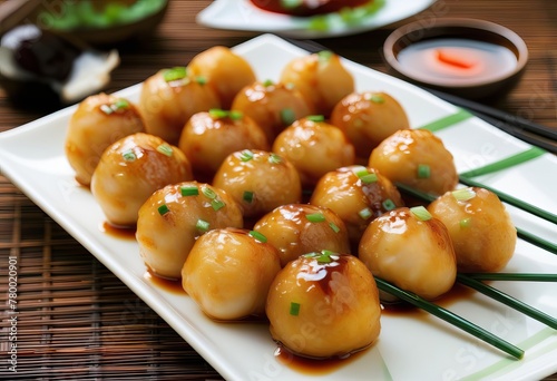 Mastering the Art of Enjoying Fish Balls with Chopsticks and Soy Sauce