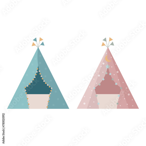 Girl or boy teepee tent