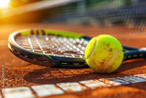 Crop sportswoman with tennis racket and balls. Beautiful simple AI generated image in 4K, unique.