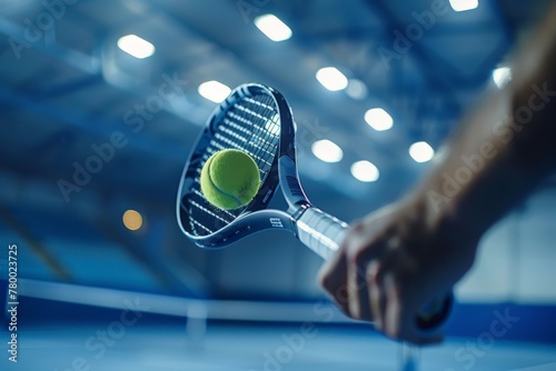 Tennis Sport. Man Playing Tennis Outdoors. Beautiful simple AI generated image in 4K, unique. © ArtSpree