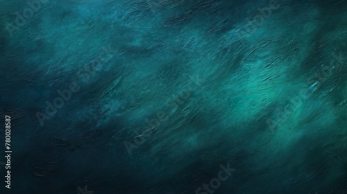 The image depicts an abstract underwater view with teal shadows and light, creating a tranquil ripple effect photo