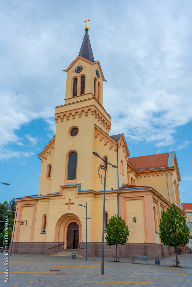 Fototapeta premium Cathedral of Ivan Nepomuk in Serbian town Zrenjanin