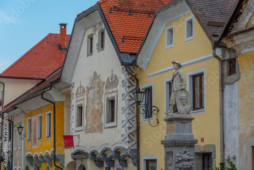 Linhartov trg square in Radovljica, Slovenia photo