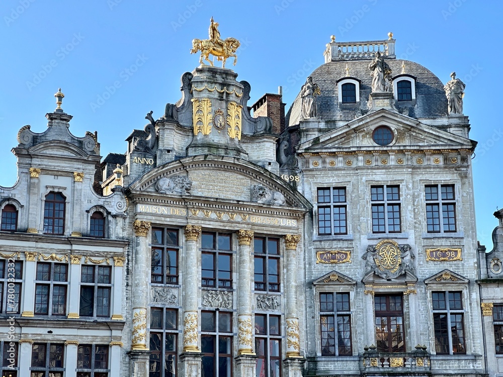 Scenic view of the Grand-Place in Brussels, Belgium