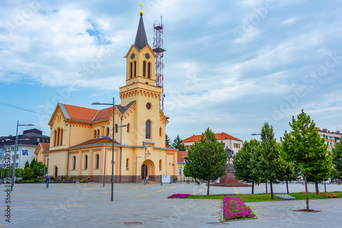 Cathedral of Ivan Nepomuk in Serbian town Zrenjanin photo