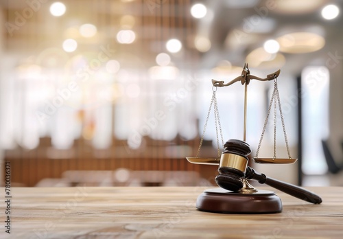 a gavel and scale of justice