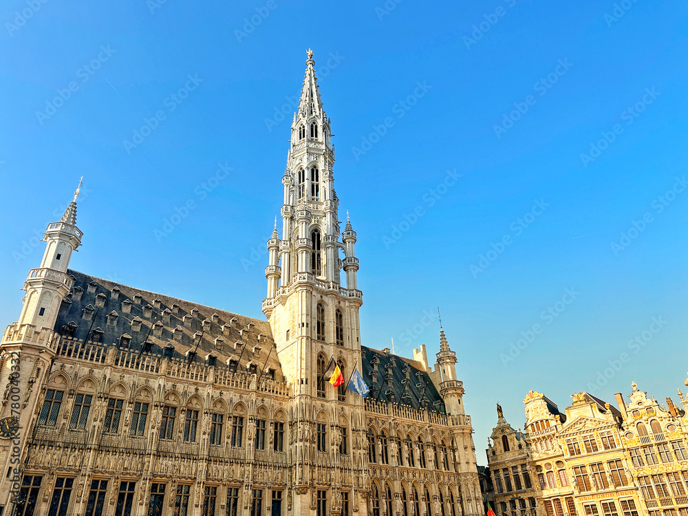 Fototapeta premium Scenic view of the Grand-Place in Brussels, Belgium