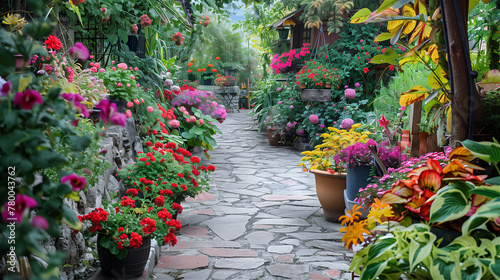 Obraz na płótnie Flower gardening. w salonie