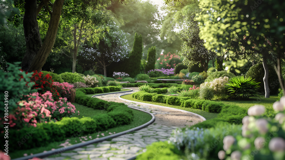 Flower gardening.