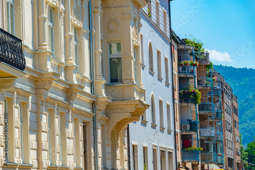 Photography Colourful facades in the historical center of Celje, Slovenia