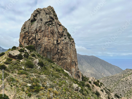 berühmtere Felsen Roque Cano auf La Gomera 