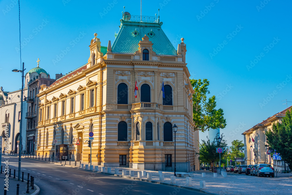 Austrian Embassy in the old town of Belgrade, Serbia