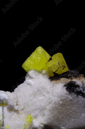 Sulfur mineral specimen photo