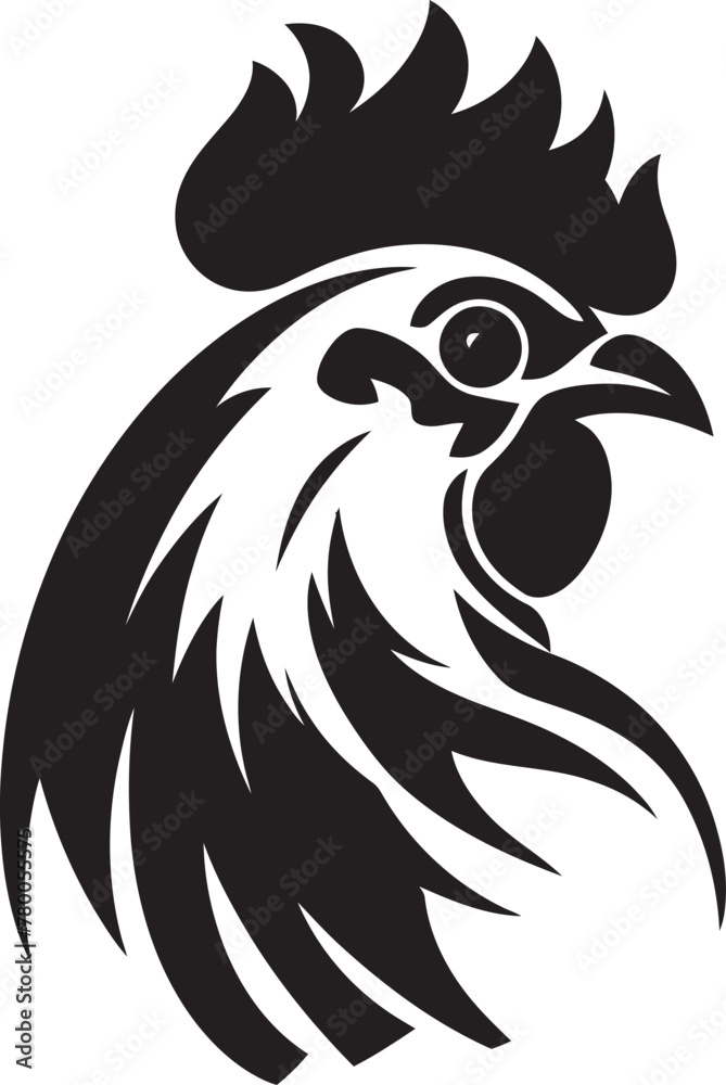 Rooster Regiment: Graphic Design of Roster Chickens Plume Patrol: Vector Icon of Roster Chickens Rooster Regiment: Graphic Design of Roster Chickens Plume Patrol: Vector Icon of Roster Chickens