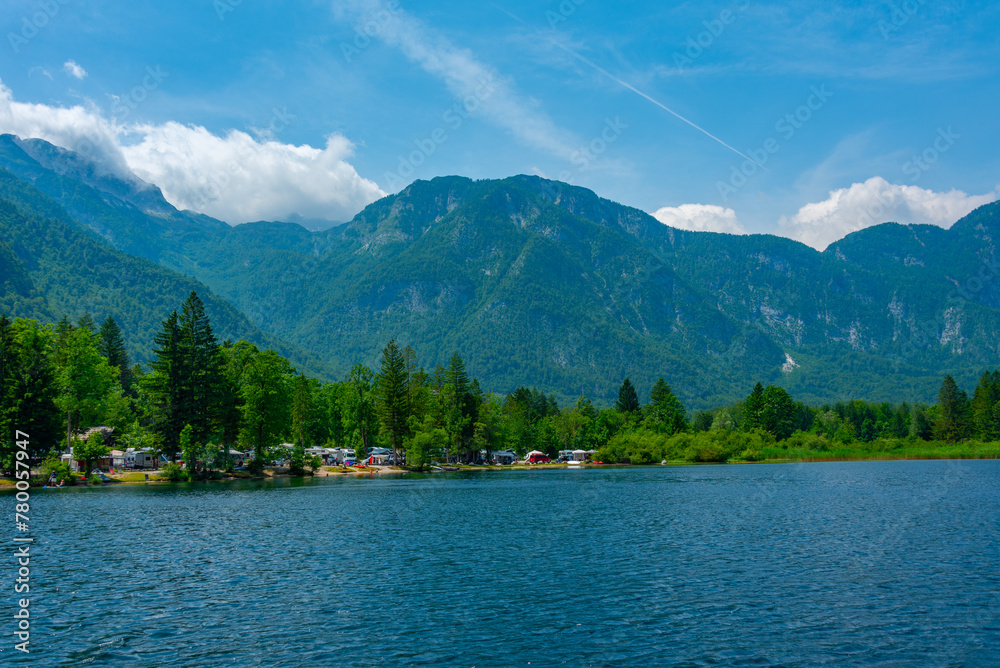 Summer day at lake Bohinj in Slovenia Summer day at lake Bohinj in Slovenia