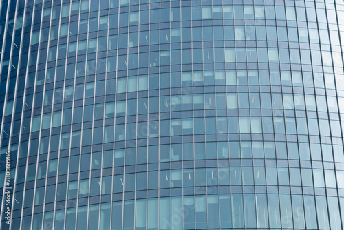 modern office building modern office building with glass windows  building in the city blue glass building