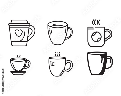 mug silhouette vector icon graphic logo design © MSTMAYA