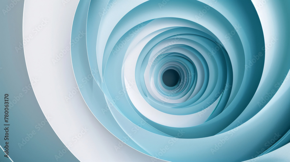 Abstract blue paper swirls background Abstract blue paper swirls background