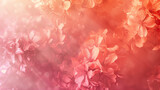 Dreamy floral background in warm tones