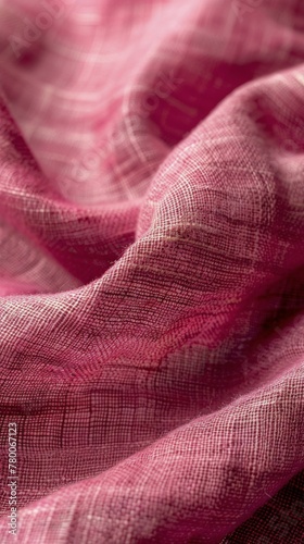 Close Up View of Pink Fabric