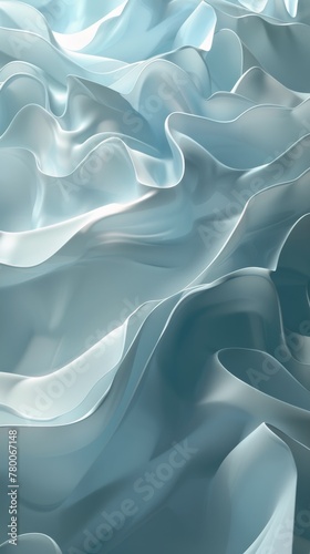 Blue and White Abstract Background With Dots