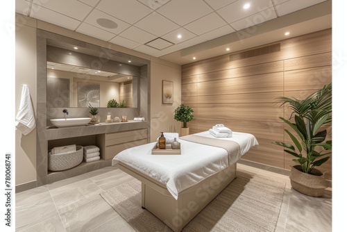 Elegant Bathroom With Claw Foot Tub and Marble Floor
